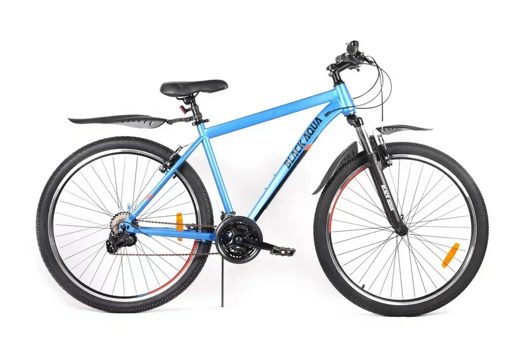 Фото Велосипед Black Aqua Cross 1782 MD matt 27,5"(РФ) синий GL-401DTR со склада магазина СпортСЕ