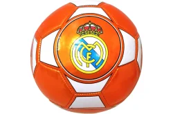 Мяч футбольный E43178-3 Real Madrid клубный, 3-слоя PVC 2.3, 340 гр, машинная сшивка оранжевый Мяч футбольный E43178-3 Real Madrid клубный, 3-слоя PVC 2.3, 340 гр, машинная сшивка оранжевый