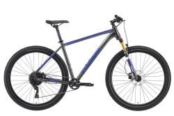 Велосипед Stark Armer 29.5 HD(2024) антрацитовый матовый/синий